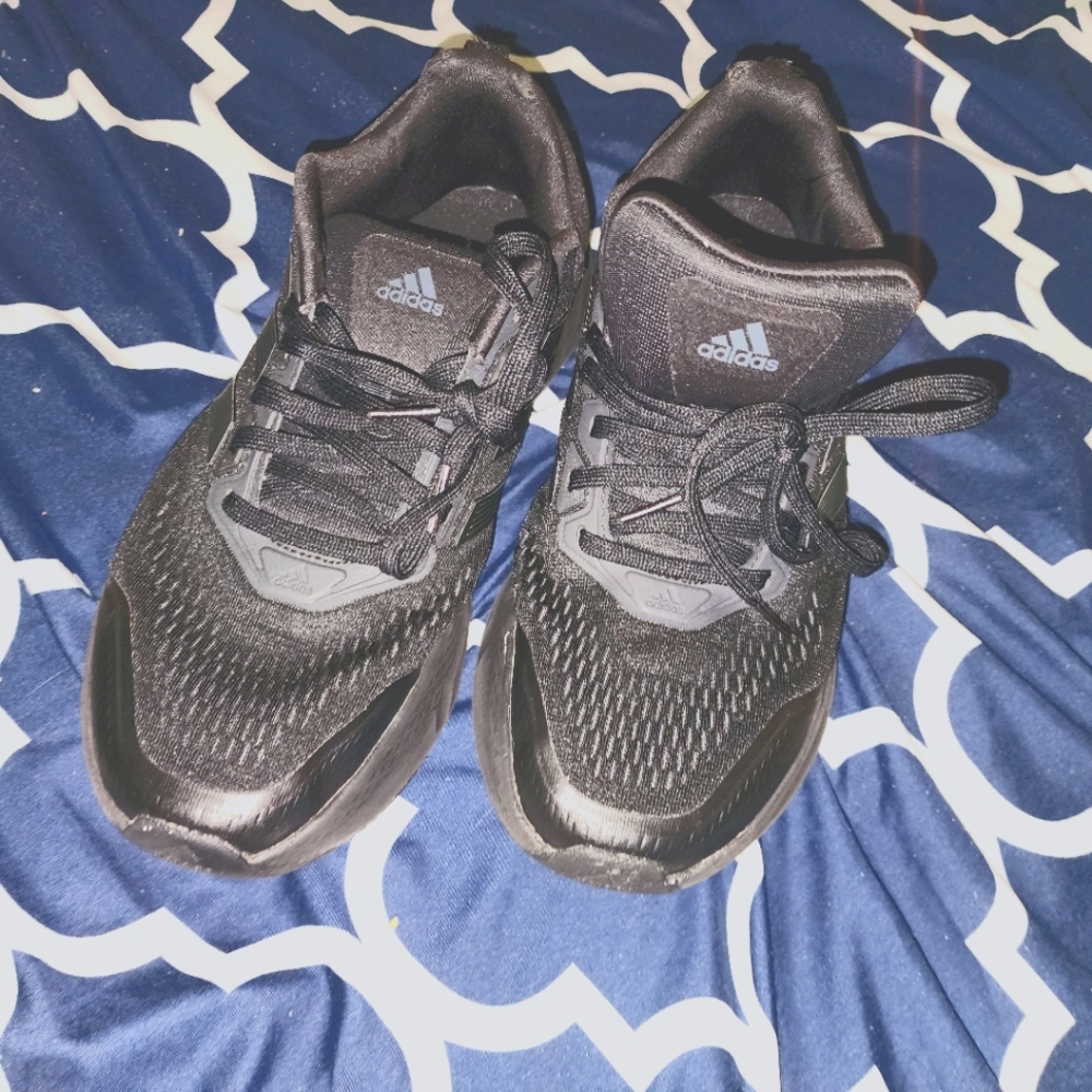 Black mens adidas sneakers